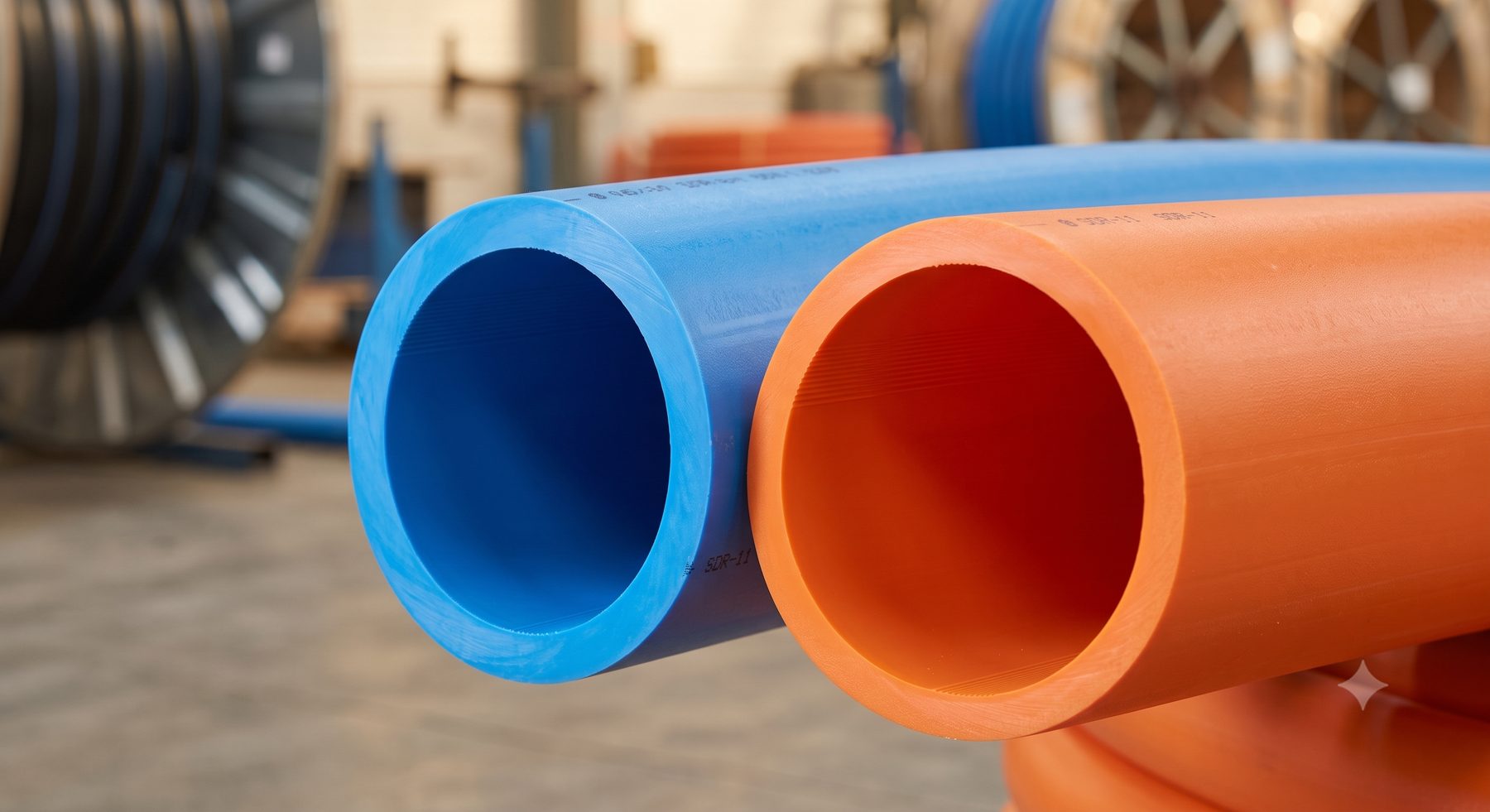 TK HDPE Conduit close-up