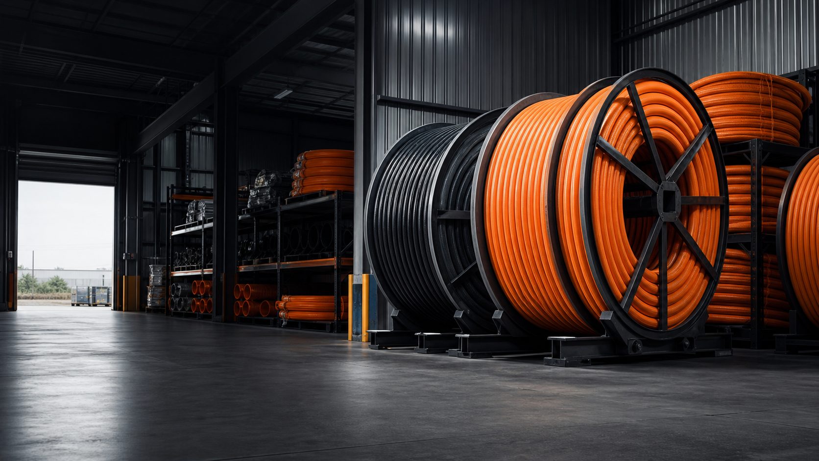 TK CIC reels in warehouse